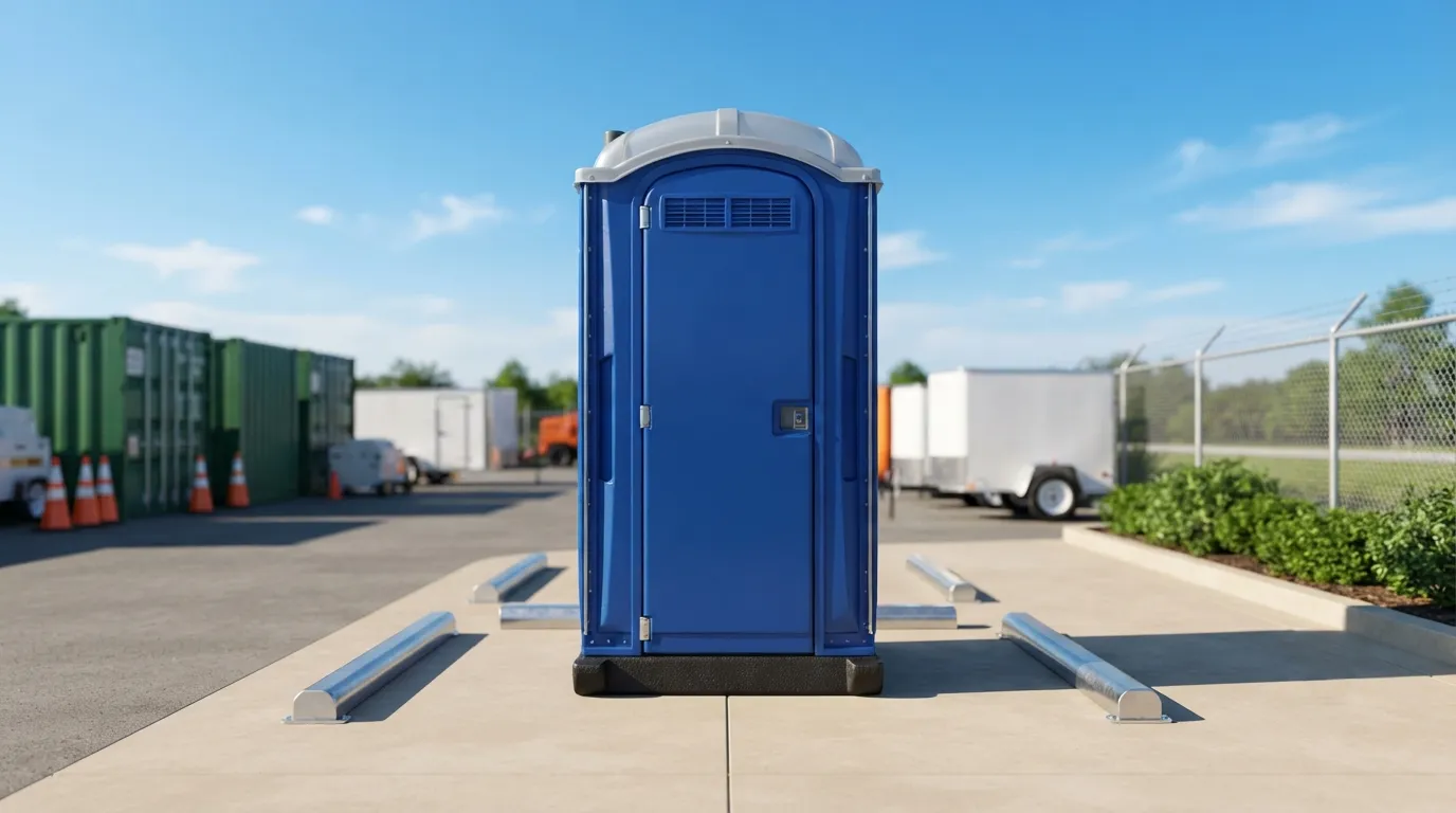 Portable toilet units ready for delivery in Grand Forks, ND
